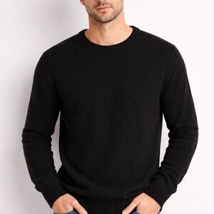 Todd Snyder Italian Wool Men's Black Crewneck Sweater size xl
